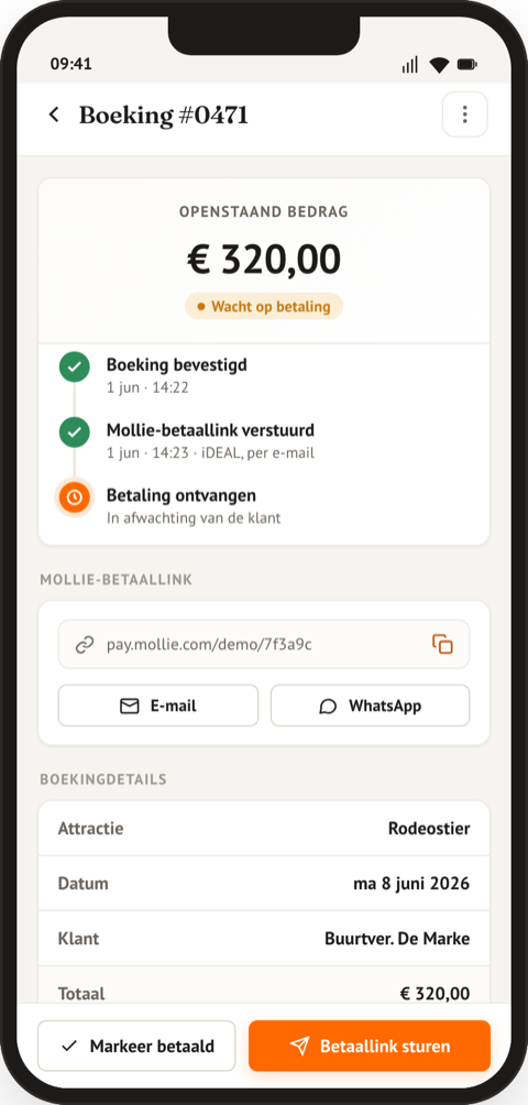 VerhuurAgent op een telefoon